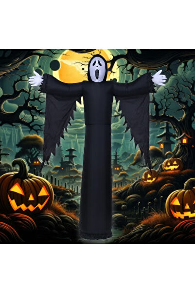TAPIT 12FT Giant Halloween Inflatables Outdoor Decorations, Grim Reaper Skull...