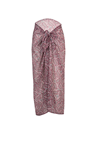 MANOTRES Chiffon Paisley Pareo