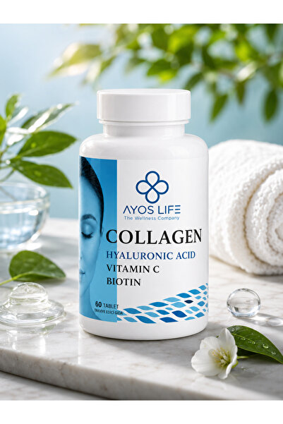 Ayosnet Collagen Tablet Hyaluronik Acid Vitamin C Biotin