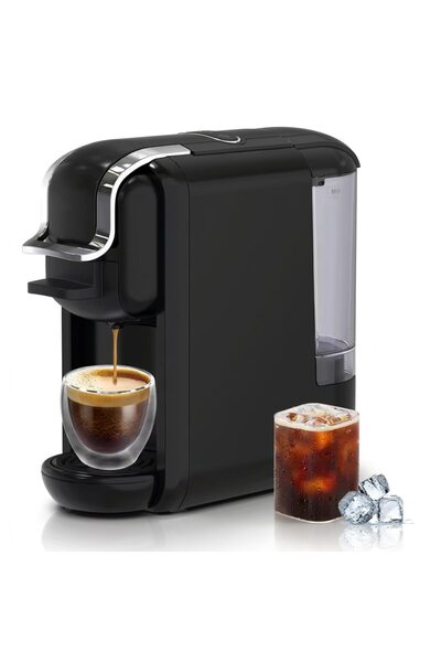 NEXTLY Aparat de espresso automat 4-în-1 pentru capsule și cafea măcinată, 20...