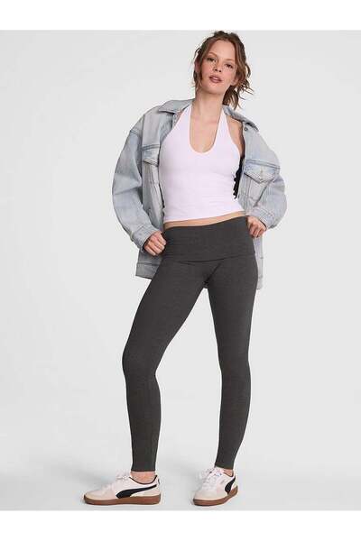 Victoria's Secret All-Day Pamuklu Katlanabilir Tayt