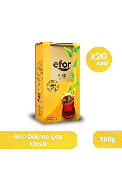 EFOR ÇAY Efor Rize Bulk Black Tea 500 Gr – Box of 20