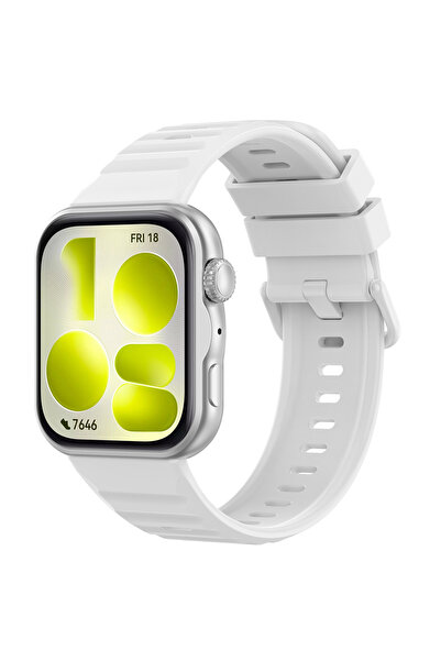 Techsuit Λουράκι Smartwatch W082 για Huawei Watch Fit 5 Pro, ρυθμιζόμενο, λευκό