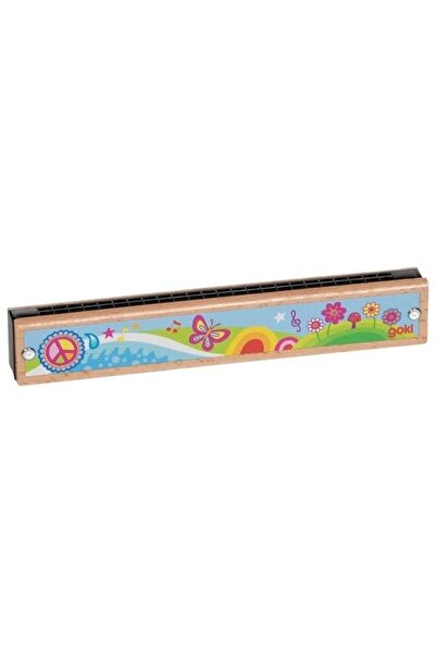 Goki Harmonica de jucarie multicolor 24 tonuri