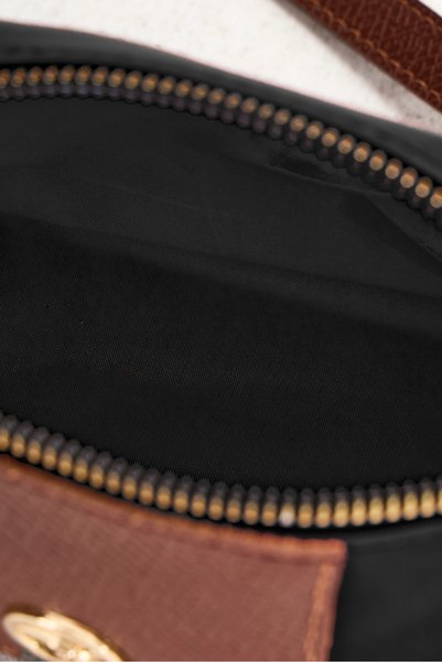 Garbalia Giza Satin Small Size Women's Black Shoulder Bag