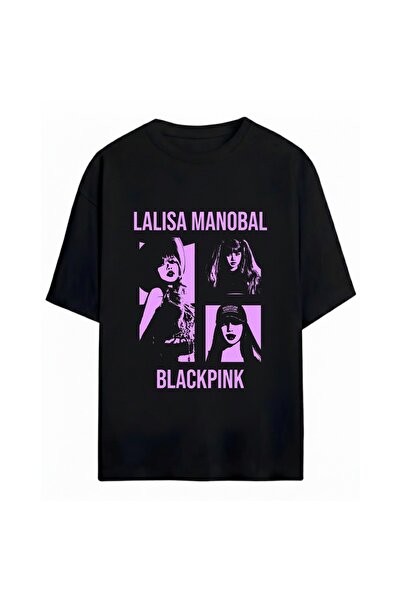 SVART WEAR Lisa Blackpink Unisex Oversized 100% Cotton Pack T-Shirt