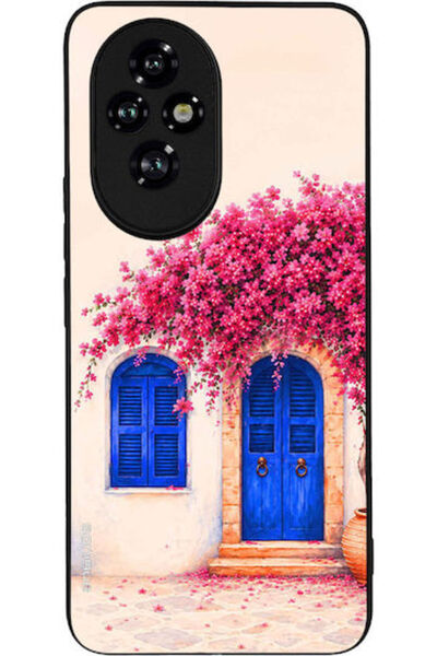 Other Σονίκ Σειρά Μούζα των Ελληνικών Νησιών Honor 200 5g Θήκη Ροζ Μπουκανβίλια