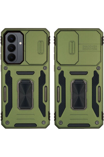 Other Θήκη Ring Armor Camshield Sonique Samsung Galaxy S26 Plus Χακί