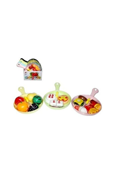 OEM Set patelna de jucarie cu mancare Macyszyn Toys Mix modele, din plastic, ...
