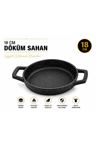 Alkar Döküm Sahan 18cm |   Döküm Sahan |   Double Handle |   Durable Casting
