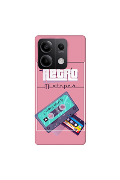 Other Xiaomi Redmi Note 13Pro 5G Mixtapes Pink Colored Silicone TPU Θήκη