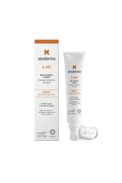 Sesderma Cremă contur ochi C-VIT, cu aplicator ceramic, 15ml
