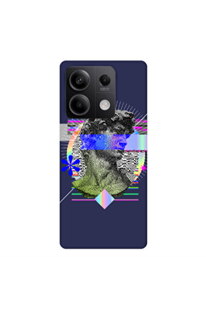 Other Xiaomi Redmi Note 13 5G Statue pixels Dark blue Colored Silicone TPU Θήκη