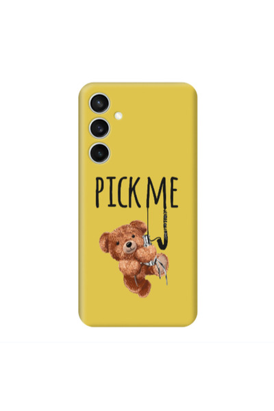 Other Samsung S24 Plus Pick me Yellow Colored Silicone TPU Θήκη
