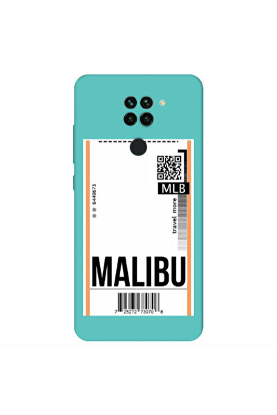 Other Xiaomi Redmi Note 9 Malibu Travel More Turquoise Colored Silicone TPU Θήκη