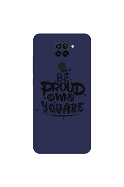 Other Xiaomi Redmi Note 9 Be proud of who you are Dark blue Colored Silicone ...