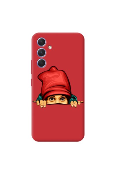 Other Samsung A26 Hidden Girl Red Colored Silicone TPU Θήκη