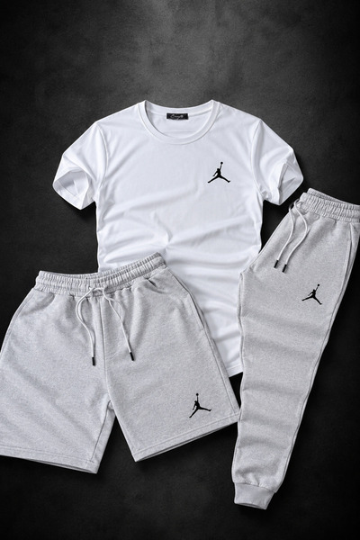 Syndra Summer 3 Piece Basket Plus Size Tracksuit Set