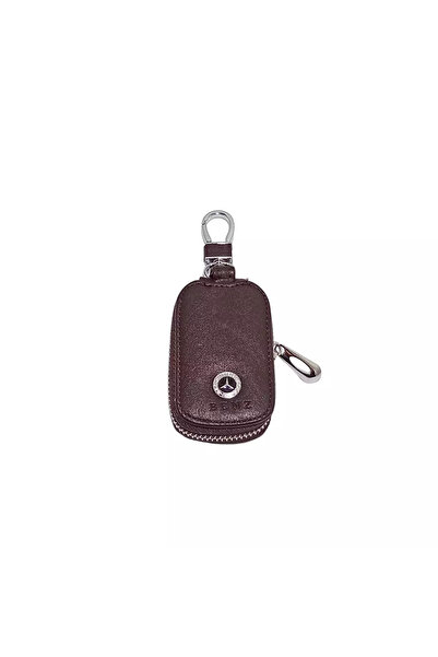 MERCEDES Breloc, husă cheie, Mercedes, maro 9 x 5 cm, Magrot 20376