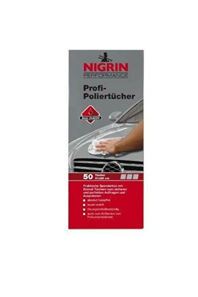 Nigrin Lavete de lustruit auto, Nigrin, 50 buc, 21 x 28 cm pentru polisat