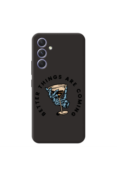 Other Samsung A26 Better Things Are Coming Black Colored Silicone TPU Θήκη