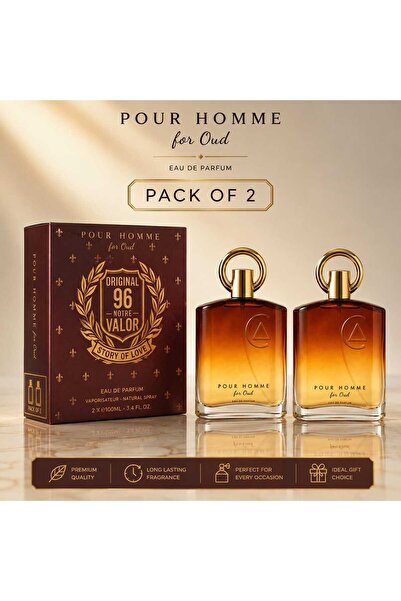 Storyoflove Pour Homme for Oud Eau de Parfum 2 x 100 ml | Men's Perfume Pack ...