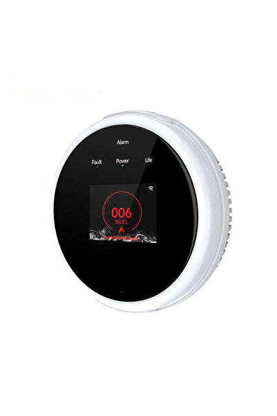 NEXTLY Detector inteligent de gaz WiFi cu detecție CH4/GPL, alarmă, notificăr...