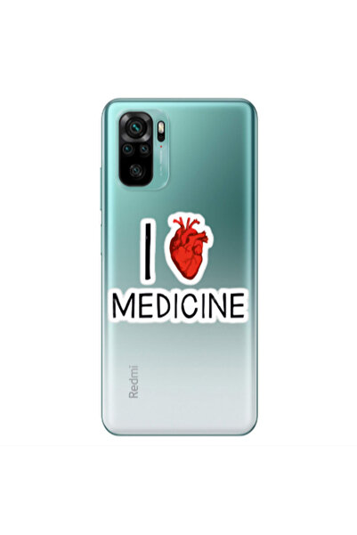 Other Xiaomi Redmi Note 10S I Love Medicin Transparent Silicone TPU Θήκη