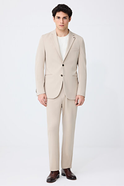 Tween RPT Bej Esnek Kumaş Takım Elbise