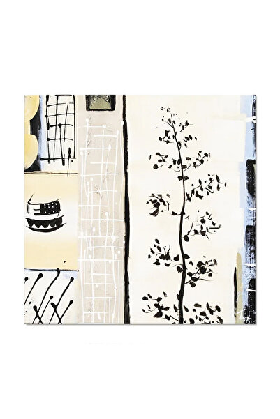 artnova Hand-painted Japanese decor painting, 70x70cm oil on canvas in relief...
