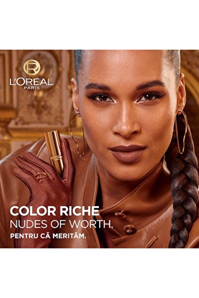 L'Oreal Paris Ruj Color Riche Nudes of Worth, 550 Unapologetic, 4.8 g