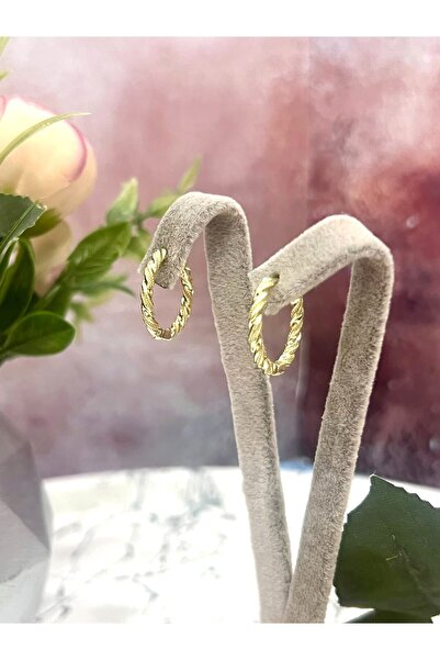 XUPING JEWELRY Gold Color Women's Twisted Hoop Earrings - Classic Spiral Desi...