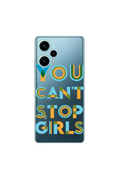 Other Xiaomi Poco F5 You Cant Stop Girls Transparent Silicone TPU Θήκη