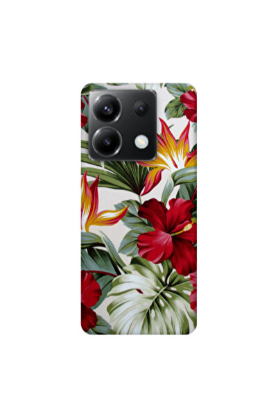 Other Xiaomi Poco X6 5G laves and flowers Transparent Silicone TPU Θήκη