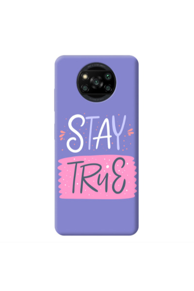 Other Xiaomi Poco X3 /X3 Pro Stay True Purple Colored Silicone TPU Θήκη