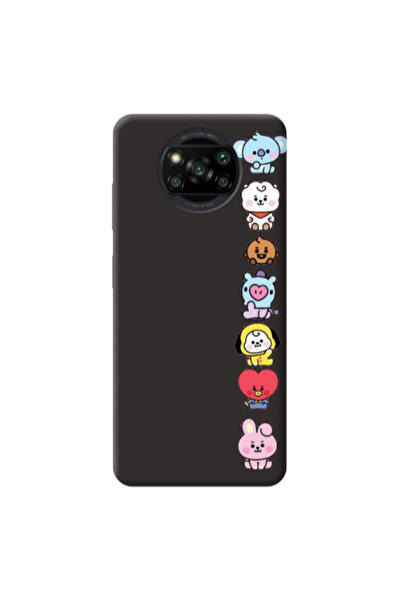 Other Xiaomi Poco X3 /X3 Pro Lovely animals Black Colored Silicone TPU Θήκη