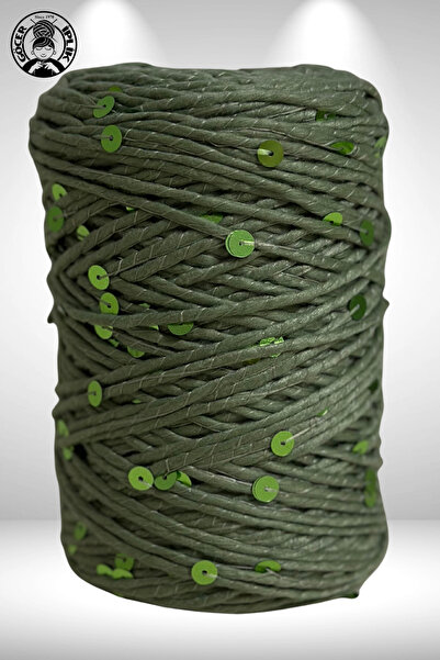 Göçer İplik Since Sequin Raffia 6mm Premium Sequins 200 Meters Thread Raffia ...