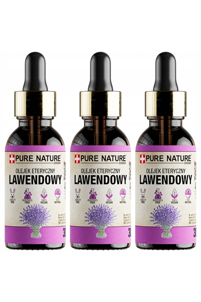 CHOSA Ulei Esential De Lavanda, 3x 30ml, 100% Pur Fara Aditivi Pentru Somn Li...