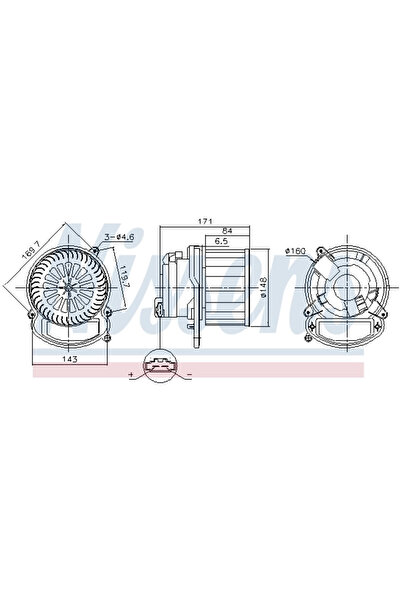 Nissens Ventilator Aeroterma RENAULT KADJAR/SCÉNIC 4