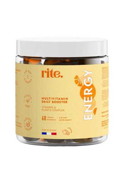 RITE Energy Gummies, Multivitamin Daily Booster, 60 Gummies