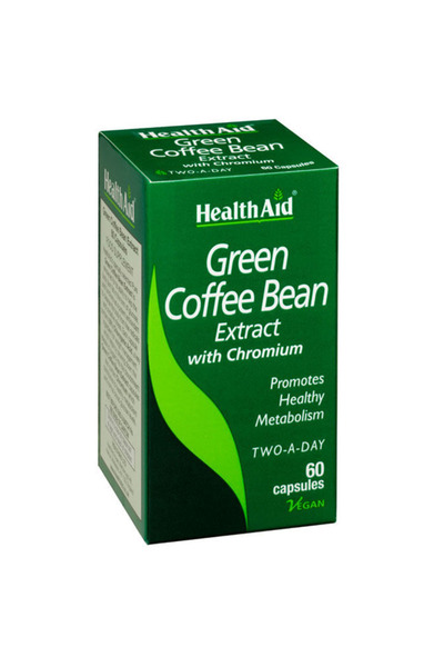 Healthaid Health Aid Πράσινος Κόκκος Καφέ 60 Κάψουλες