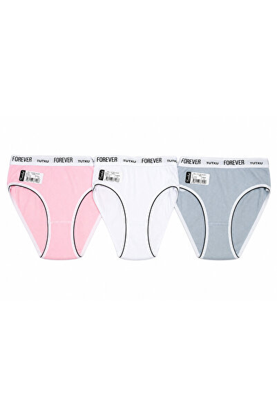 Tutku Women's Forever Bikini Panties Set of 3