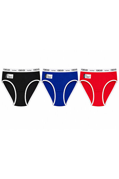 Tutku Women's Forever Bikini Panties Set of 3