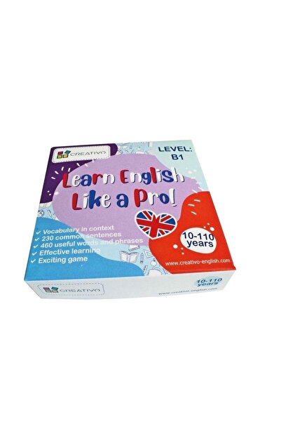 Creativo Joc educativ, Creativo, Learn English Like a Pro, B1, 48 de carti, M...