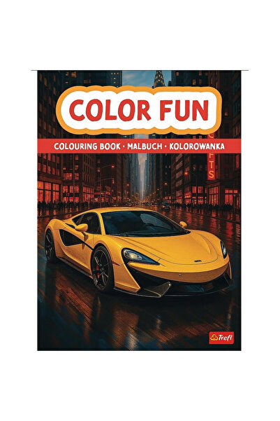 OEM Carte de colorat Trefl Color Fun, masini sport pentru copii, format 277x2...