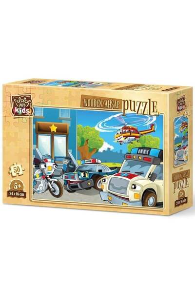 Heidi Toy Art Kids Protective Team 50 Piece Wooden Puzzle 5890