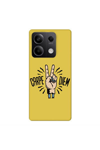 Other Xiaomi Redmi Note 13 5G Carpe Two Diem Yellow Colored Silicone TPU Θήκη