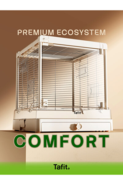 TAFIT T50 PREMIUM ECOSYSTEM - COMFORT PACK [Kafes, Yaşam ve Su Ünitesi, Yem K...