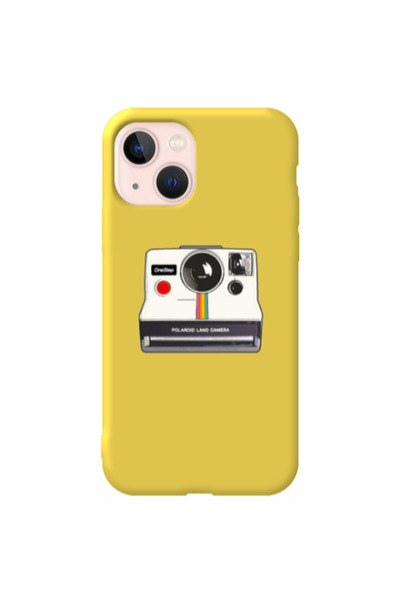 Other Apple iPhone 13 Polaroid land camera Yellow Colored Silicone TPU Θήκη