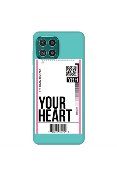 Other Samsung A22 4G Your Heart YRH Turquoise Colored Silicone TPU Θήκη